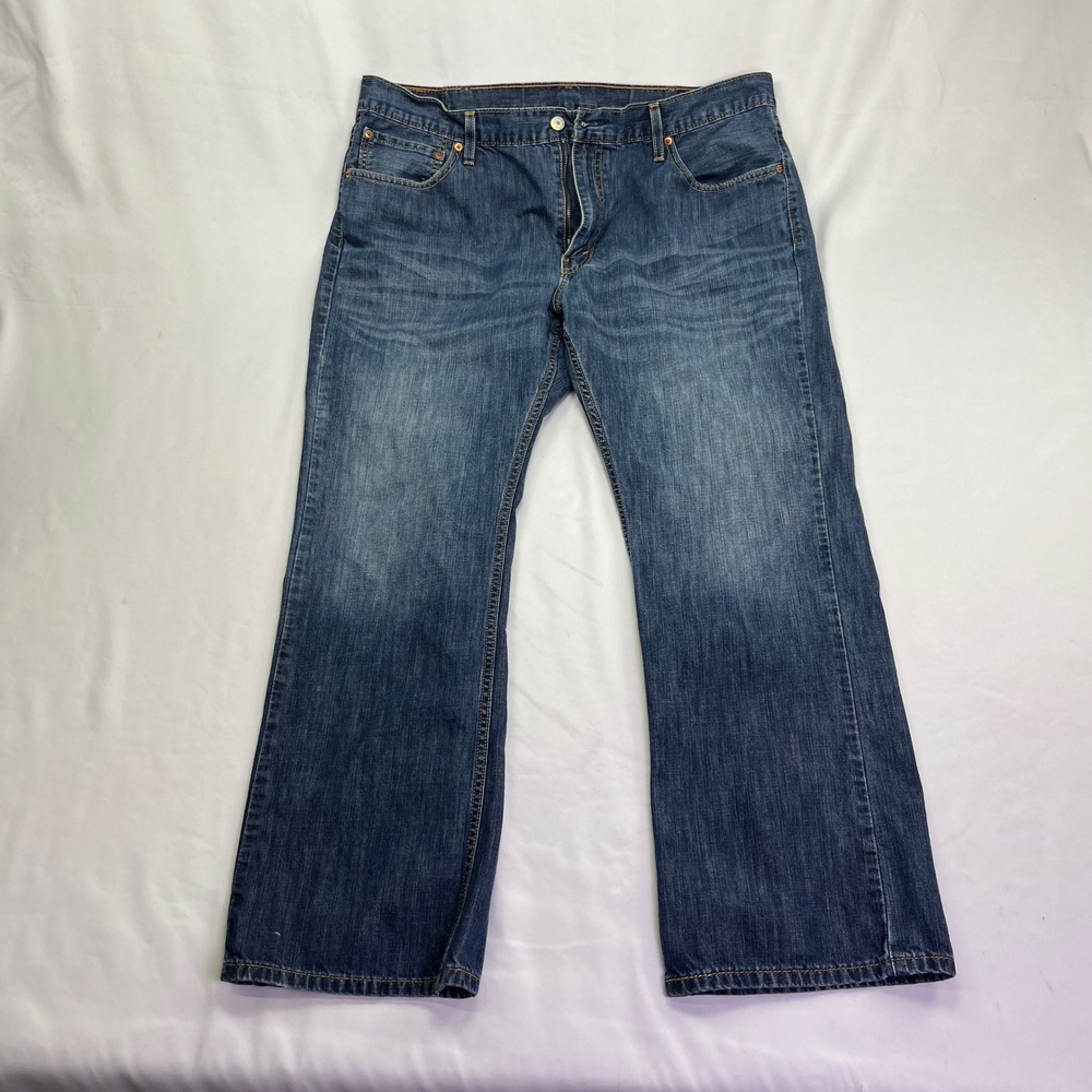 Levi's 527 Slim Bootcut Jeans Blue‎ 40x30 Medium Wash Denim 100% Cotton